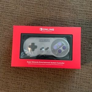 Super Nintendo Switch Controller.
